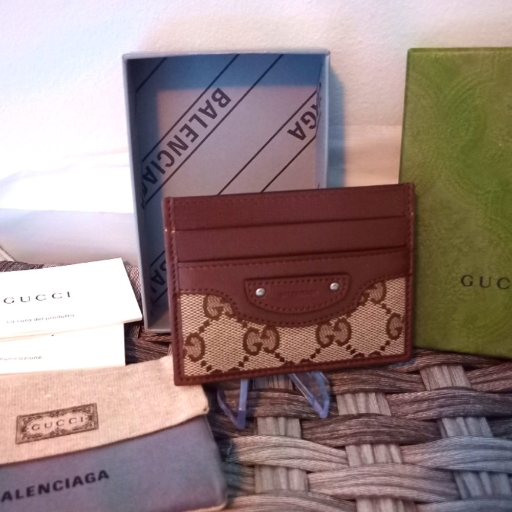 NEW Gucci x Balenciaga Hacker Project GG Neo Classic Card Holder (Full Inc)